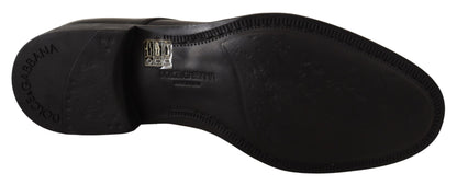 Elegantes zapatos formales Derby negros