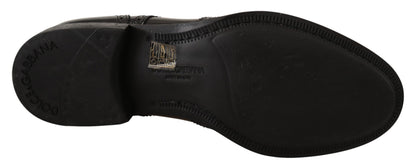 Elegantes zapatos Derby Oxford con punta de ala