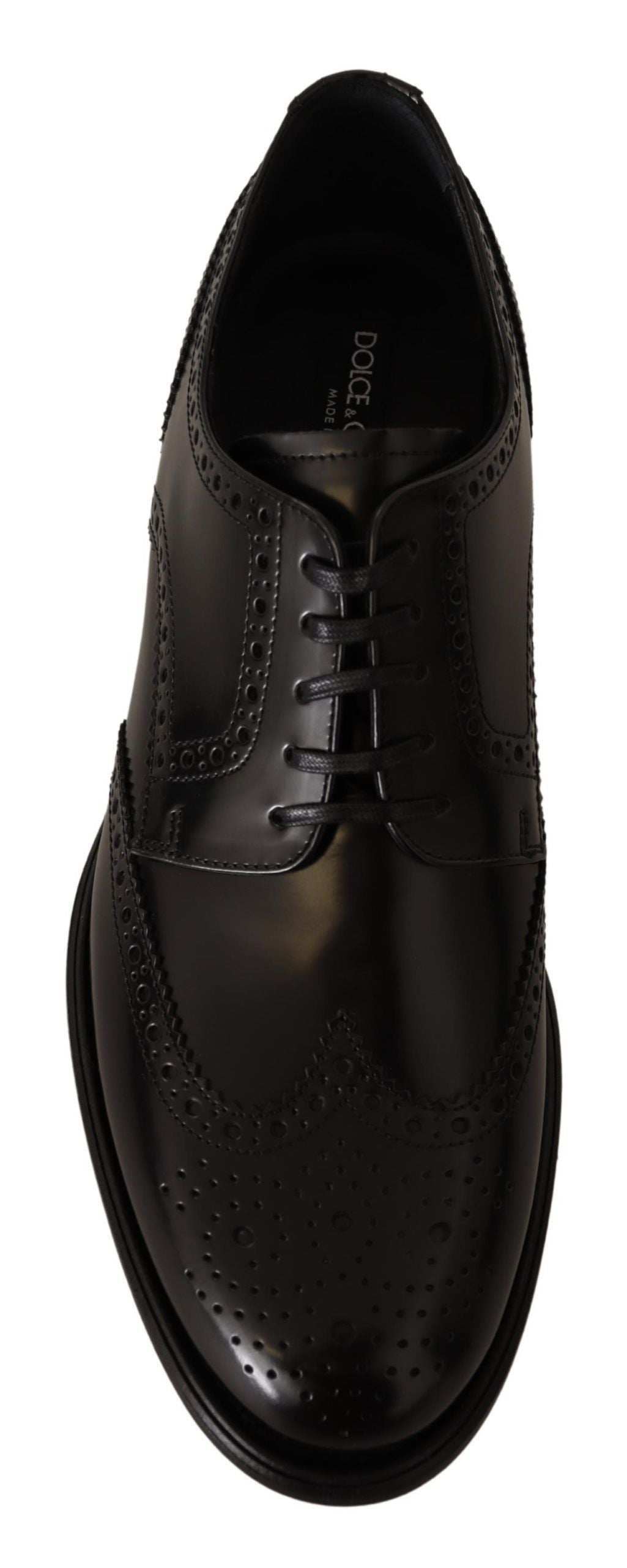 Elegantes zapatos Derby Oxford con punta de ala