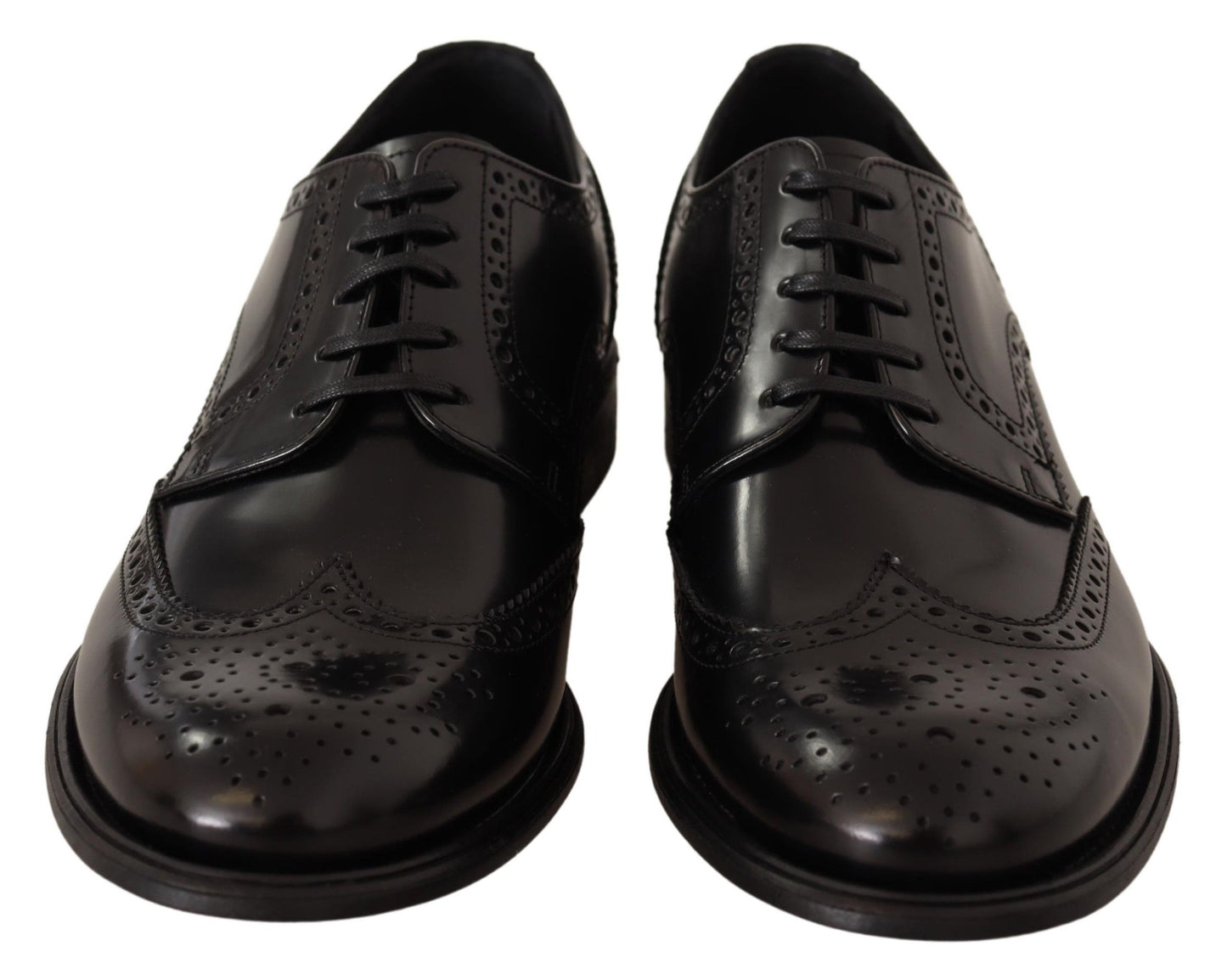 Elegantes zapatos Derby Oxford con punta de ala
