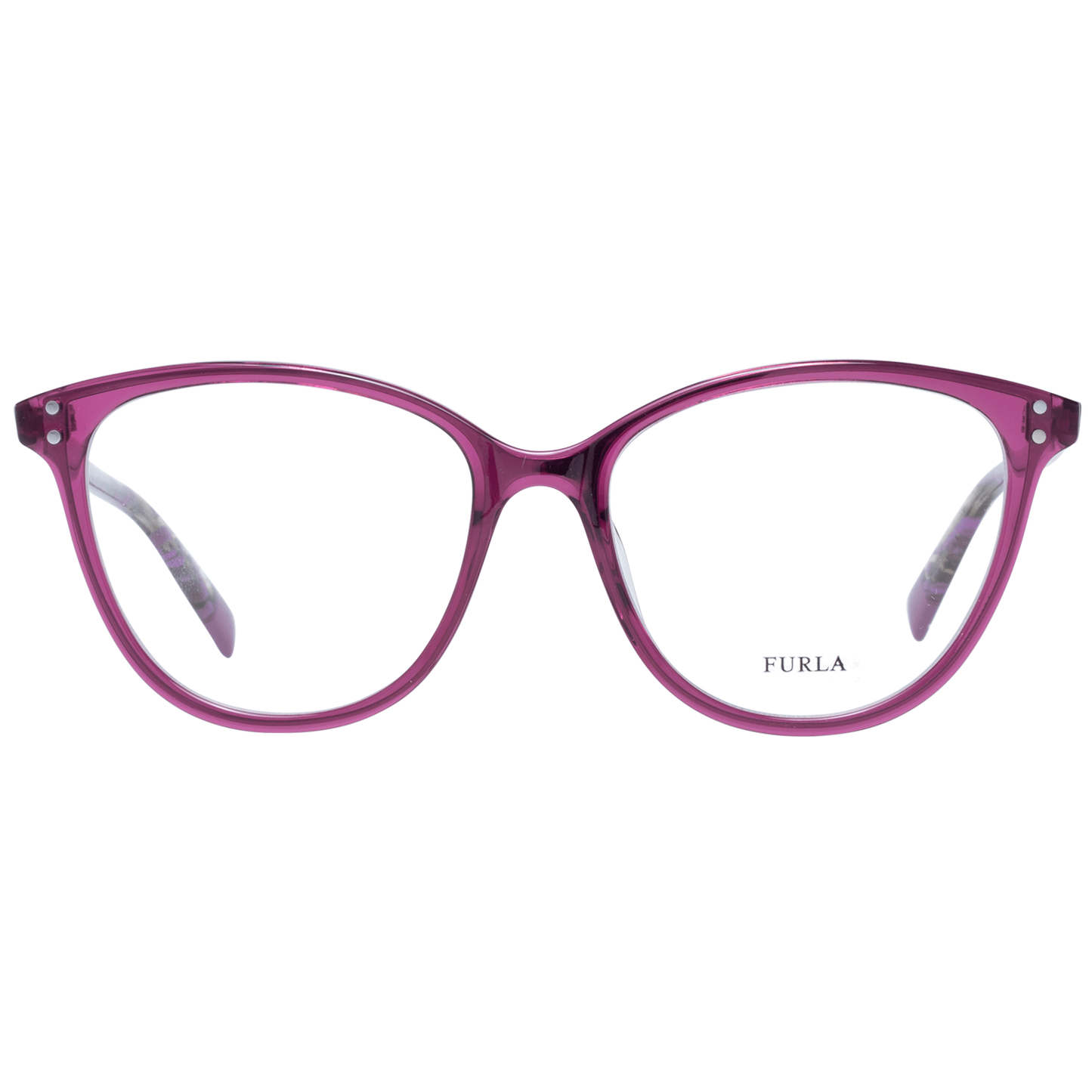 Elegantes gafas de ojo de gato moradas para mujer