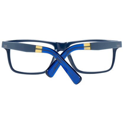 Gafas rectangulares azules elegantes para hombre
