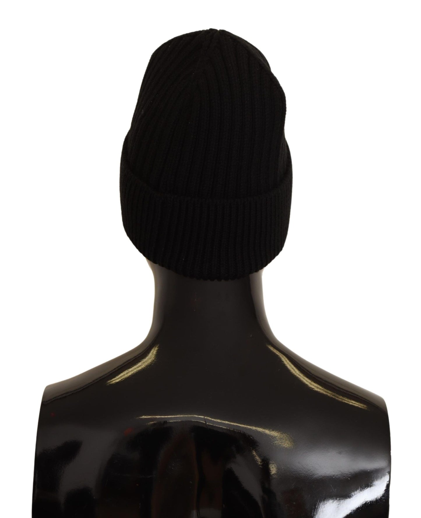 Elegante gorro de lana de punto trenzado con forro polar