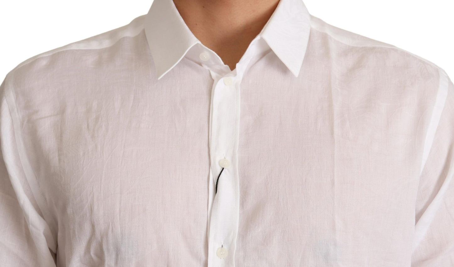 Camisa de vestir elegante de corte entallado con estampado floral de martini