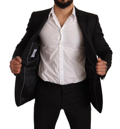 Elegante traje Martini de dos piezas de corte entallado