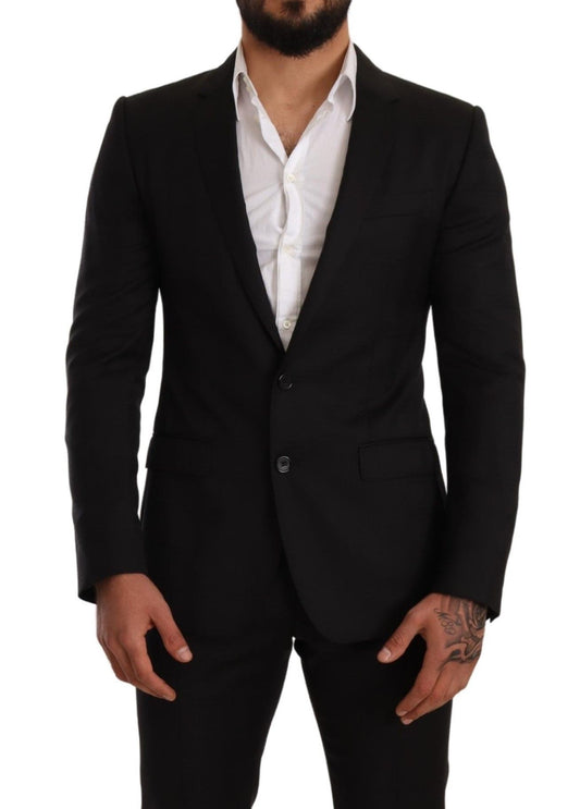 Elegante traje Martini de dos piezas de corte entallado
