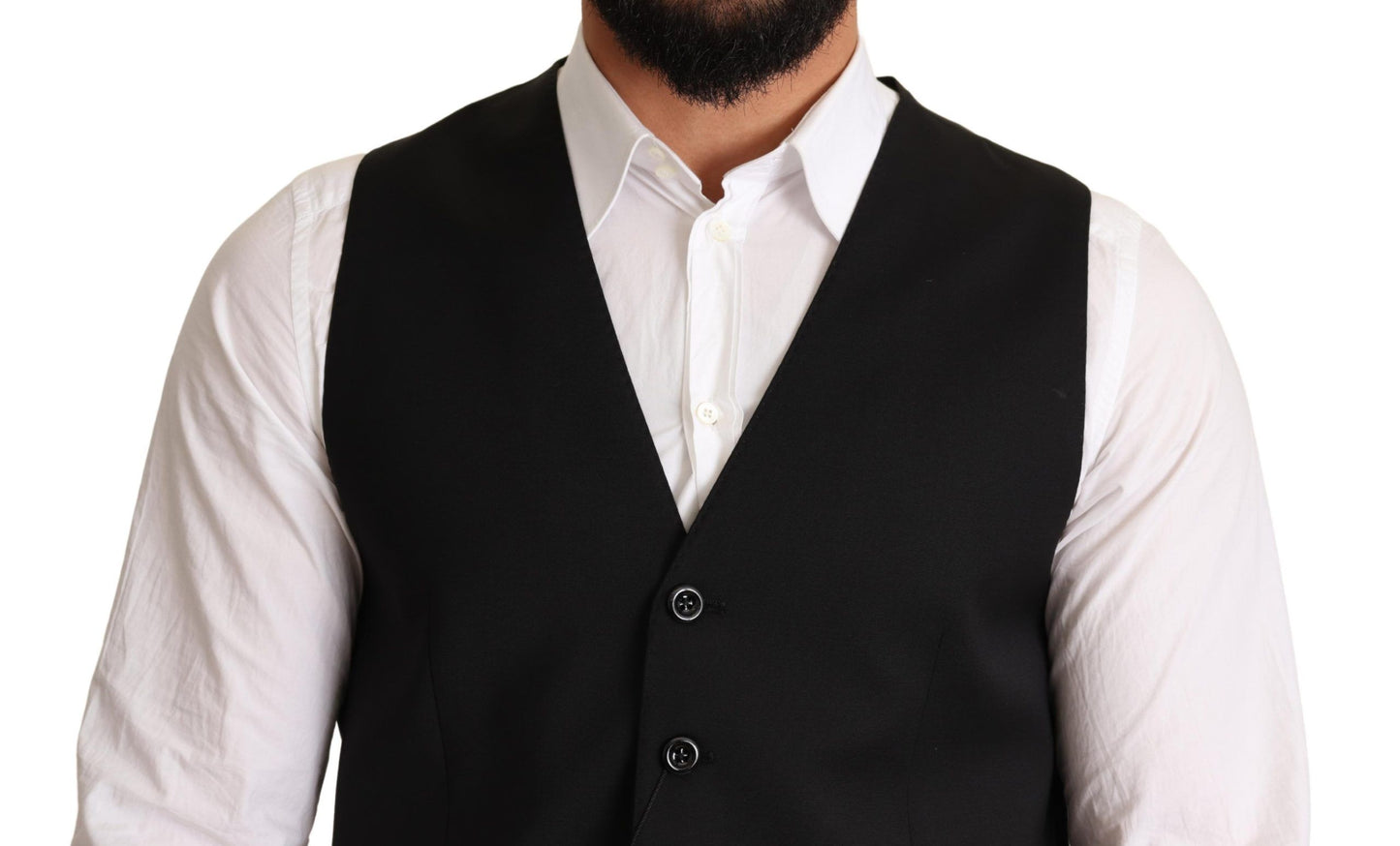 Chaleco formal negro elegante