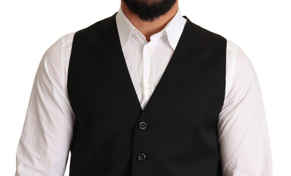 Chaleco formal negro elegante