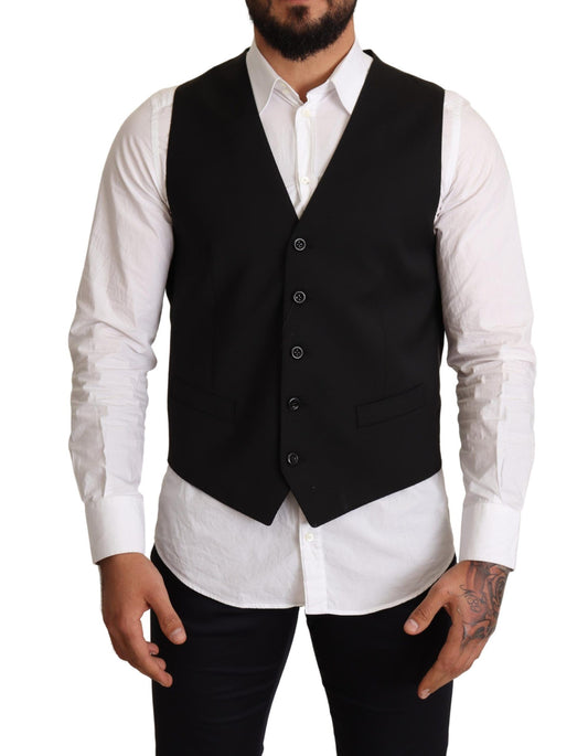 Chaleco formal negro elegante