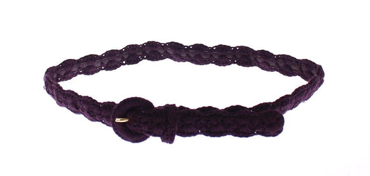 Cinturón elegante de diseño de algodón morado