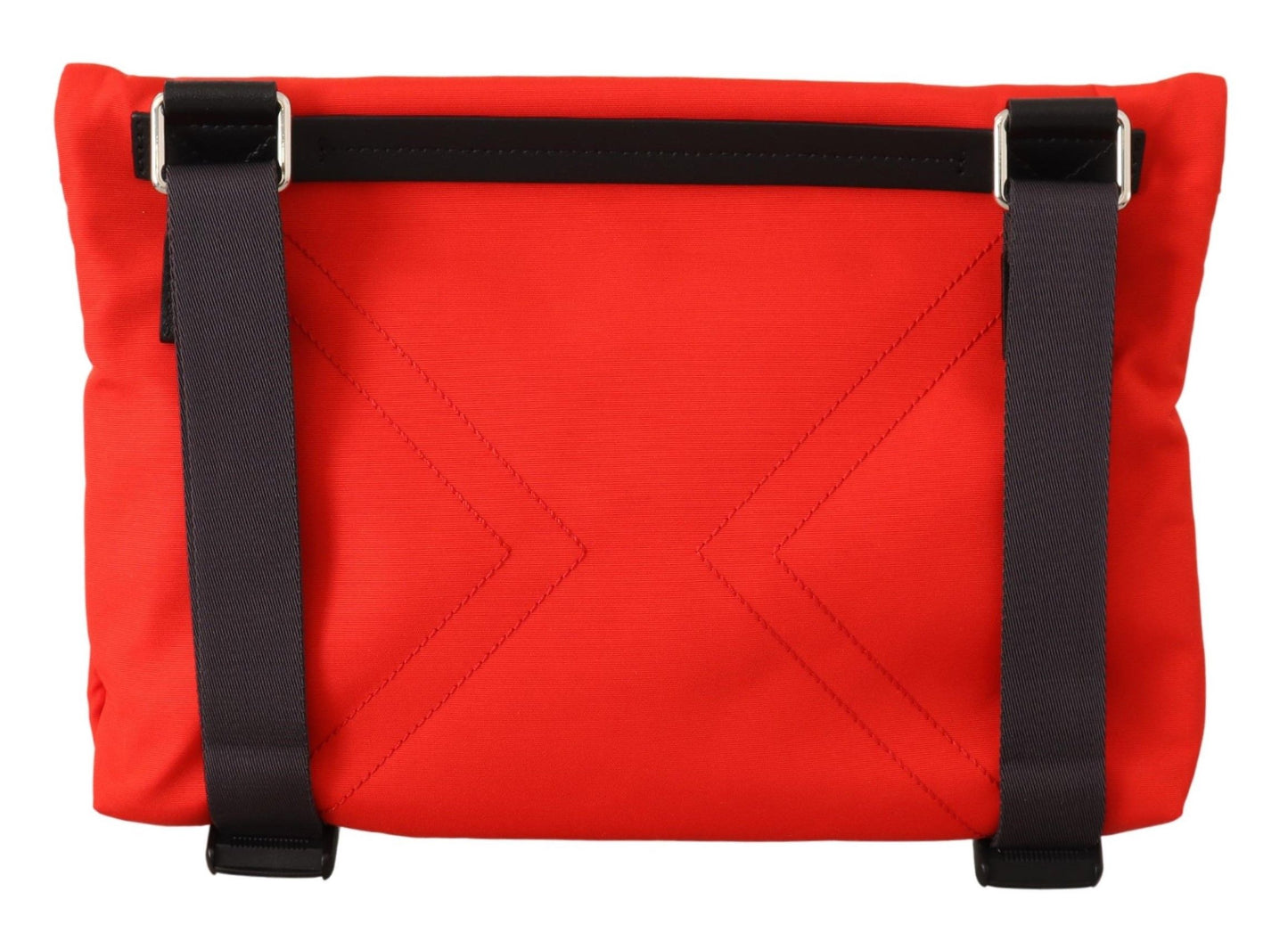 Bolso bandolera chic rojo y negro para el centro de la ciudad