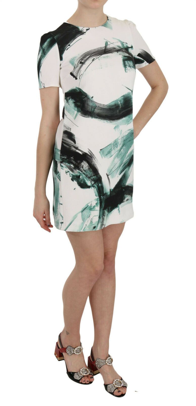 Elegante minivestido negro recto