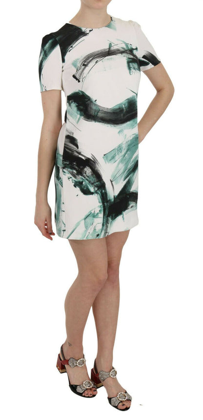 Elegante minivestido negro recto