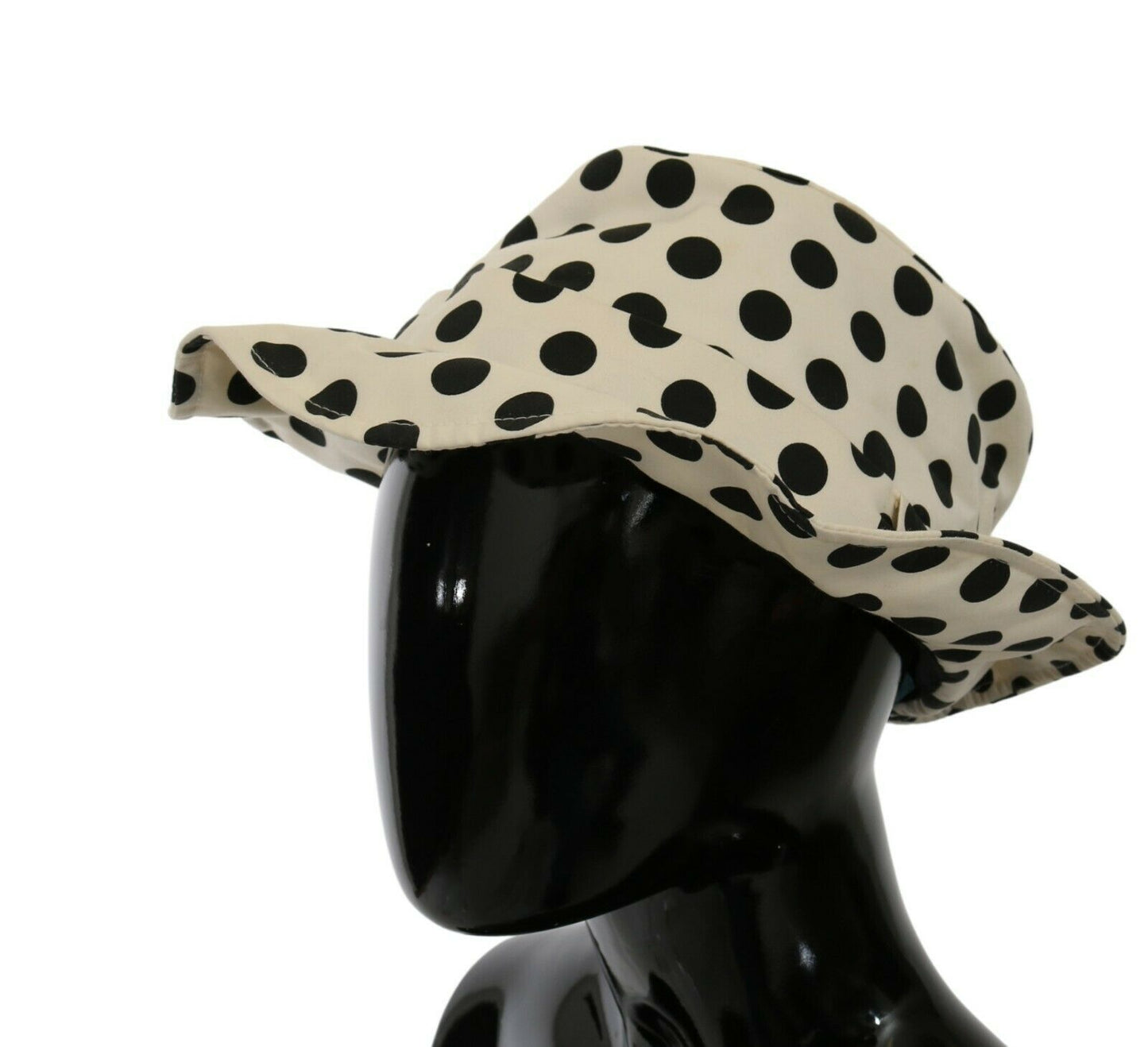 Sombrero trilby elegante de lunares negros
