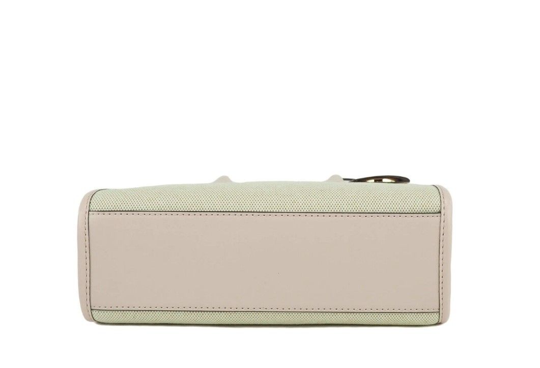 Bolso bandolera pequeño Mirella de lona color rubor empolvado
