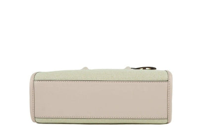 Bolso bandolera pequeño Mirella de lona color rubor empolvado