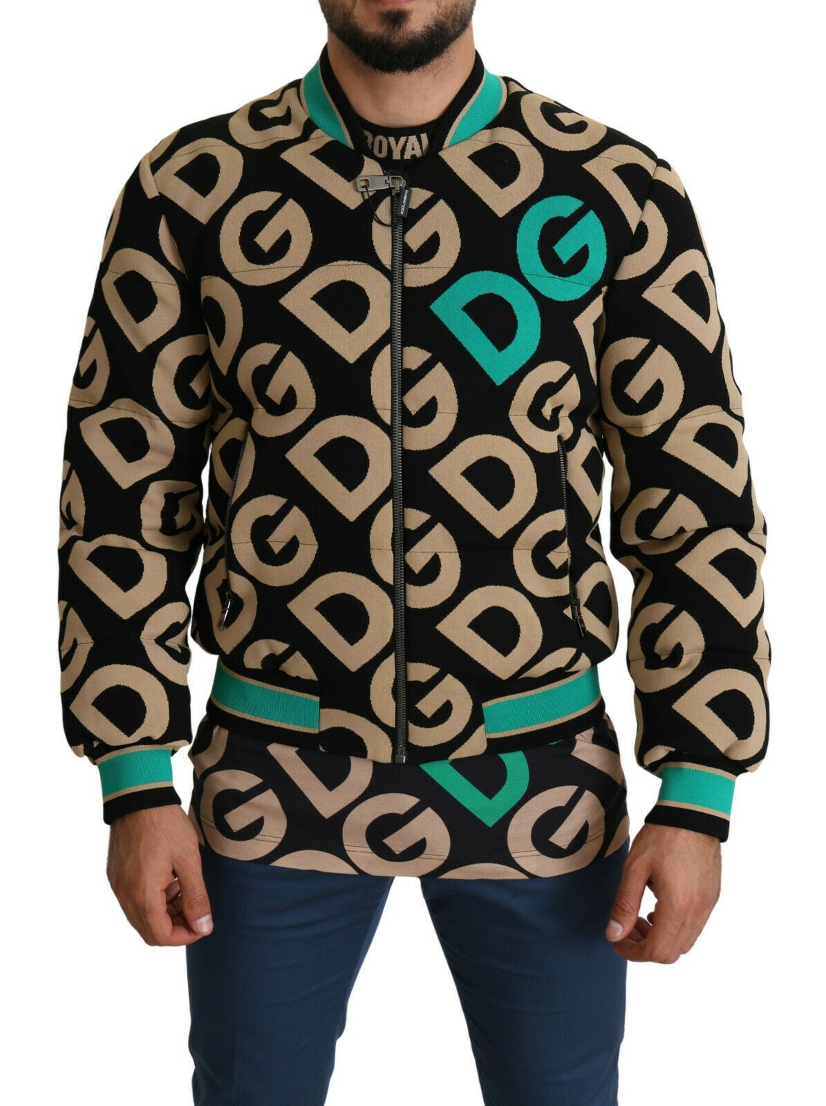 Chaqueta bomber con estampado icónico: diseño exquisito