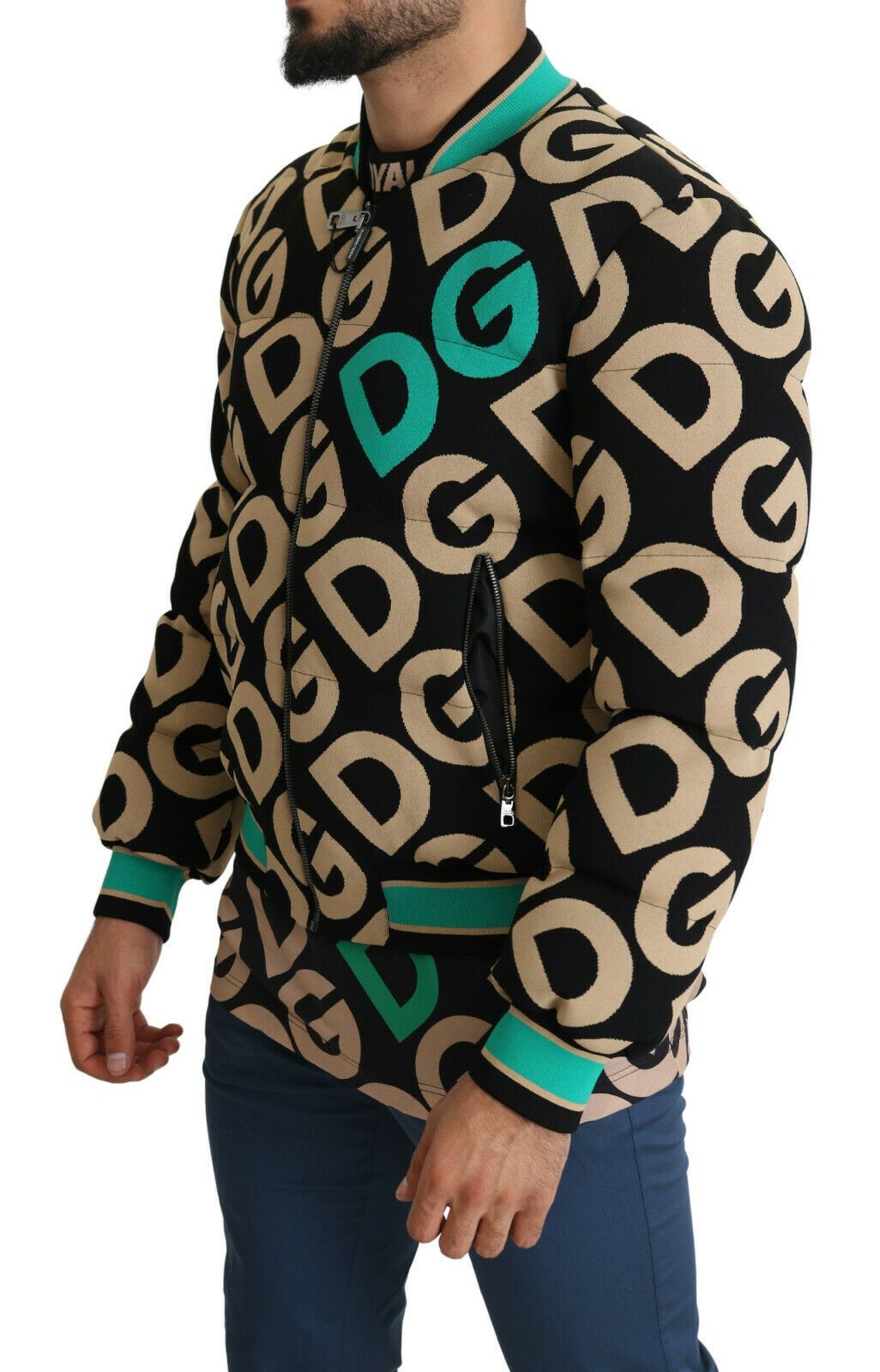 Chaqueta bomber con estampado icónico: diseño exquisito