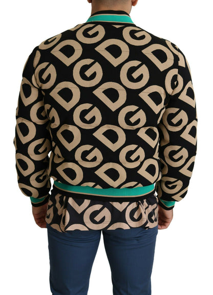 Chaqueta bomber con estampado icónico: diseño exquisito