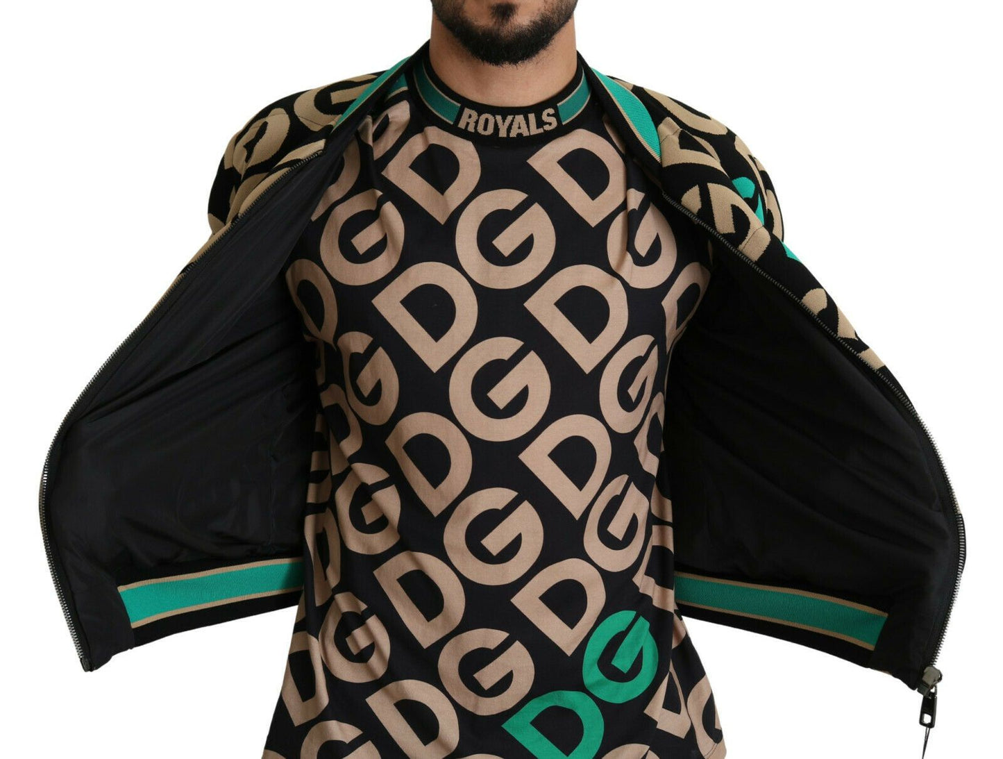 Chaqueta bomber con estampado icónico: diseño exquisito