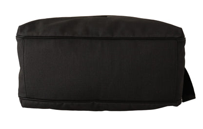 Elegante bolso bandolera de mezclilla y cuero para hombre