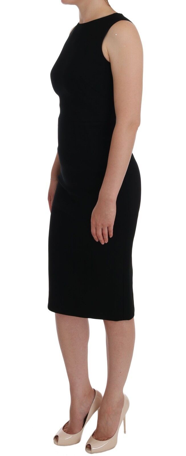 Elegante vestido de cristal hasta la rodilla