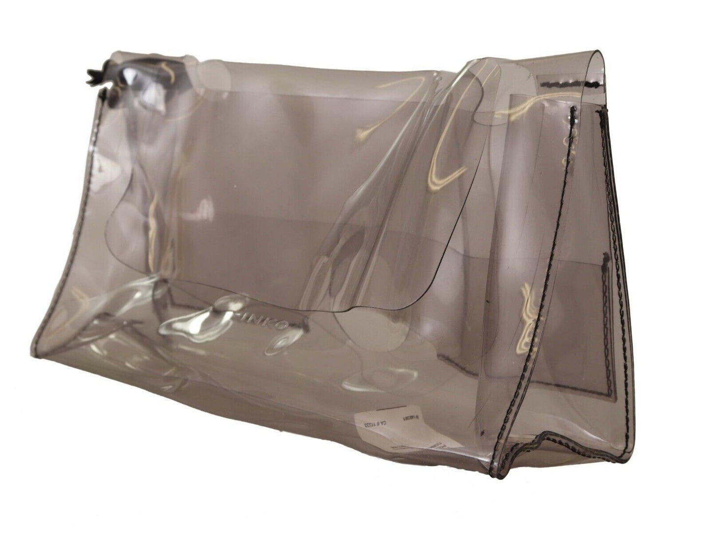 Clutch transparente chic para una noche elegante
