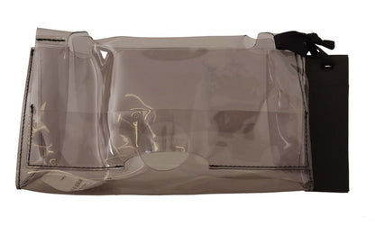 Clutch transparente chic para una noche elegante