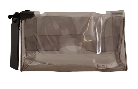 Clutch transparente chic para una noche elegante