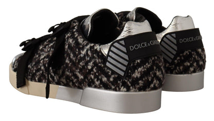 Zapatillas deportivas de piel Silver Elegance