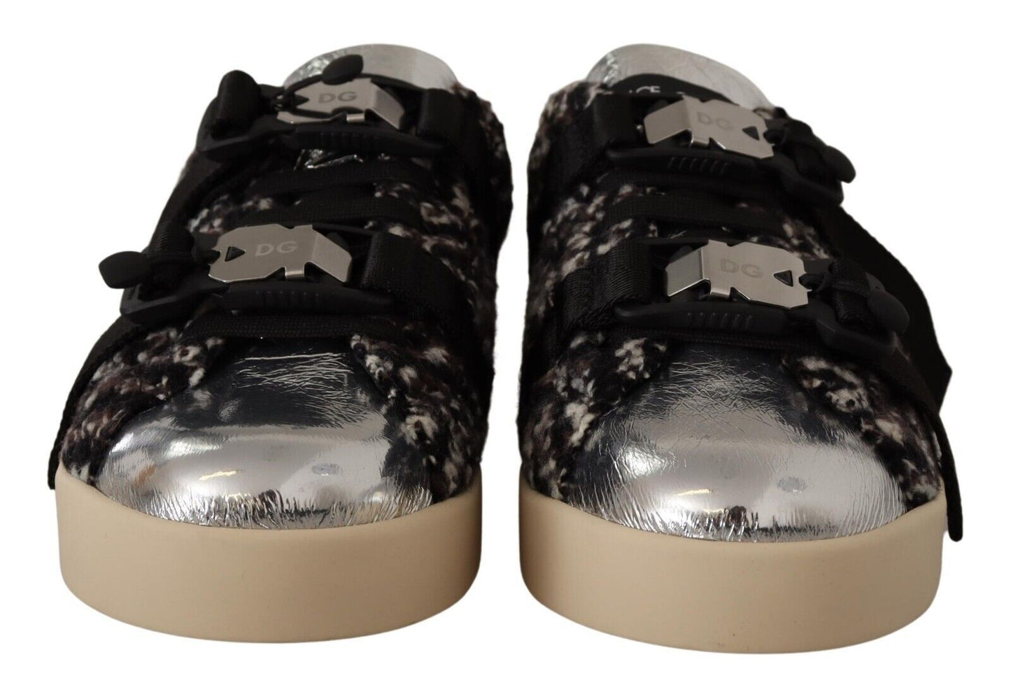 Zapatillas deportivas de piel Silver Elegance