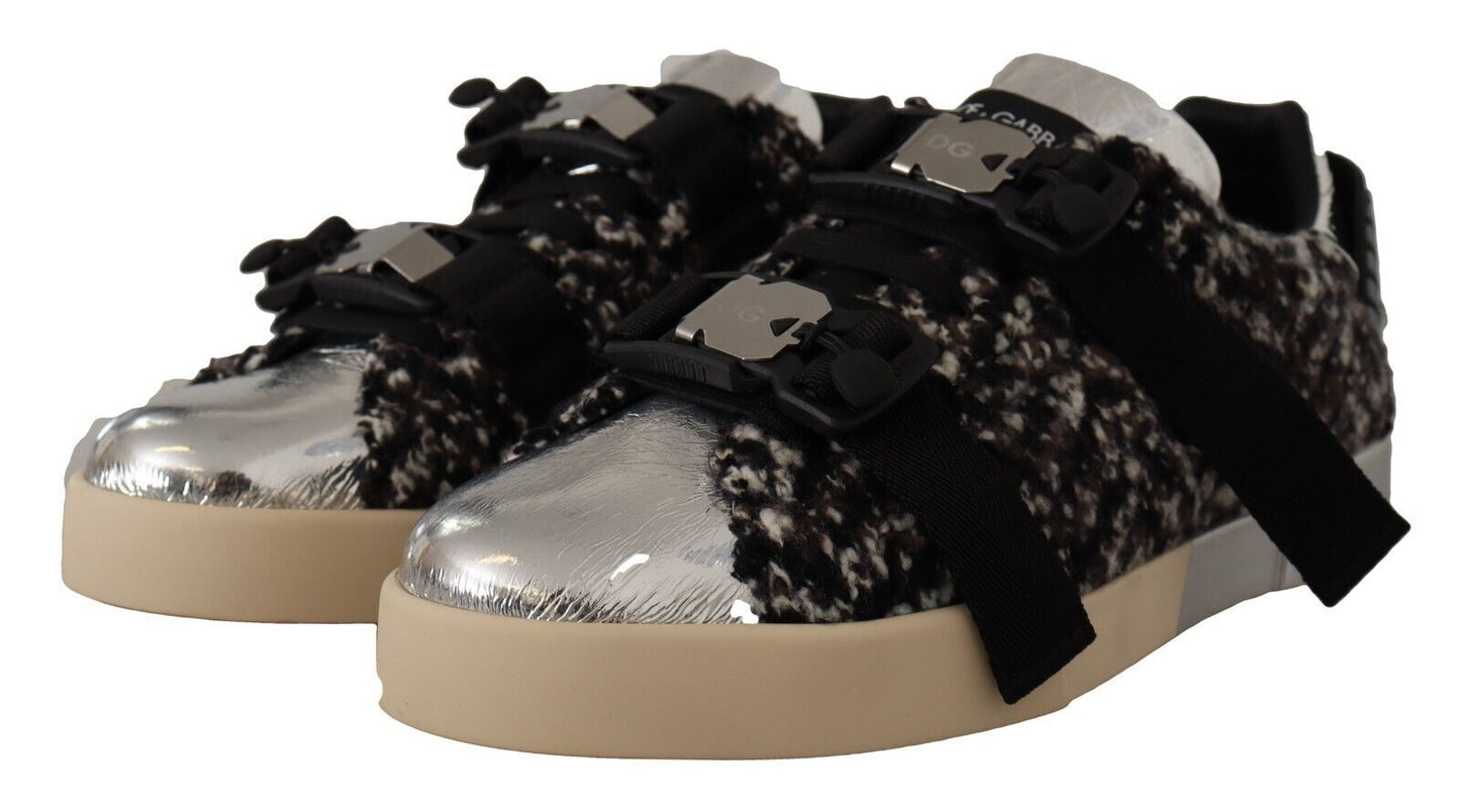 Zapatillas deportivas de piel Silver Elegance