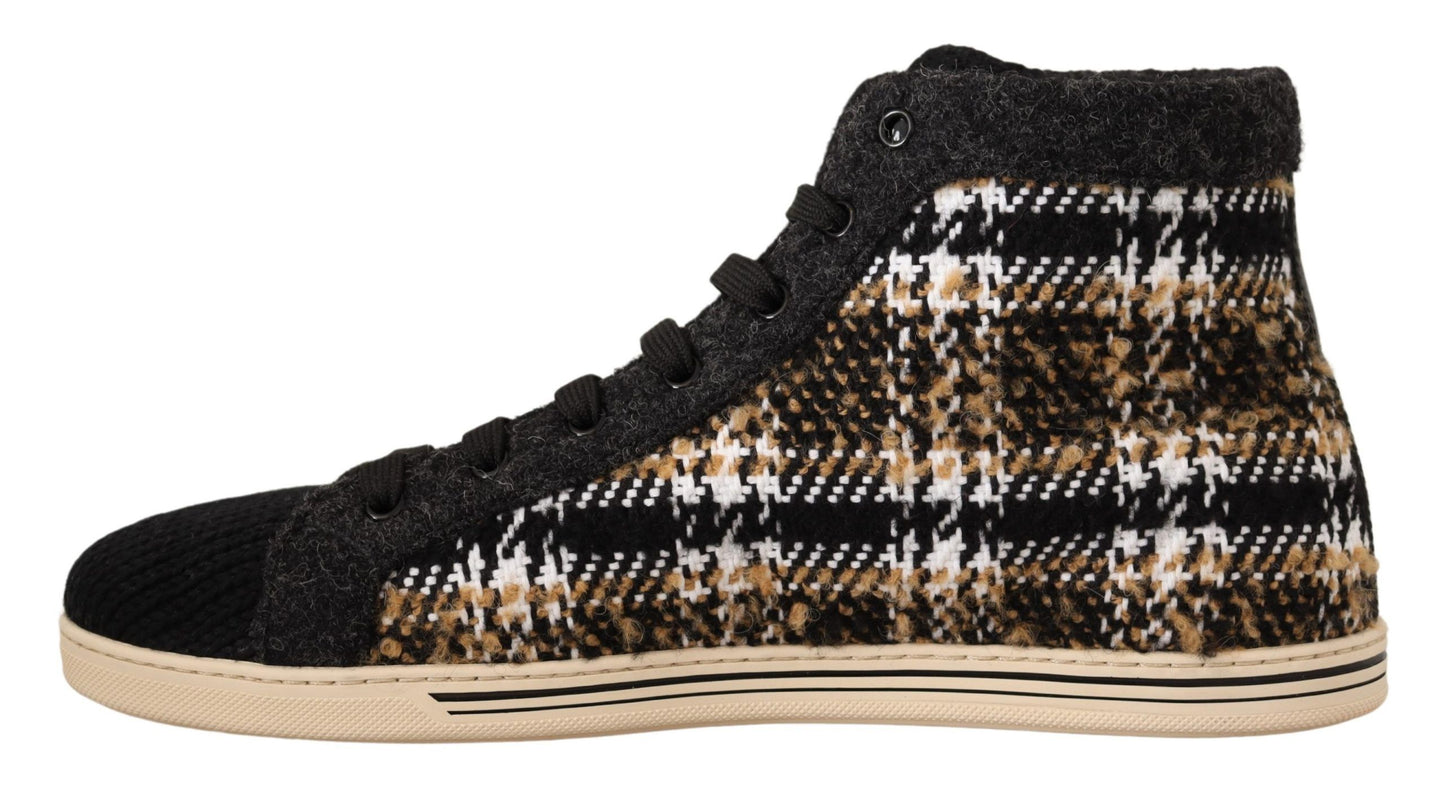 Zapatillas altas de moda beige