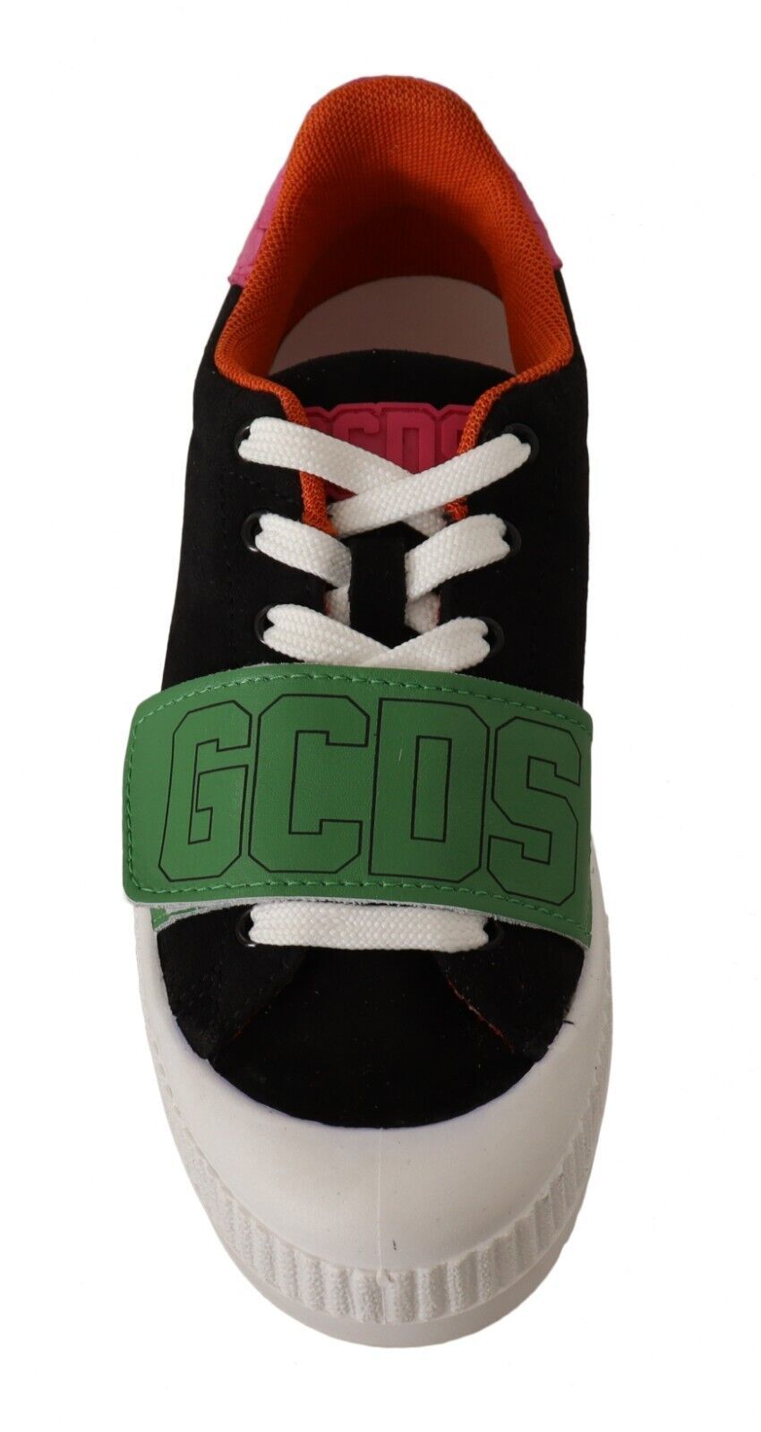 Zapatillas bajas con cordones y estilo multicolor