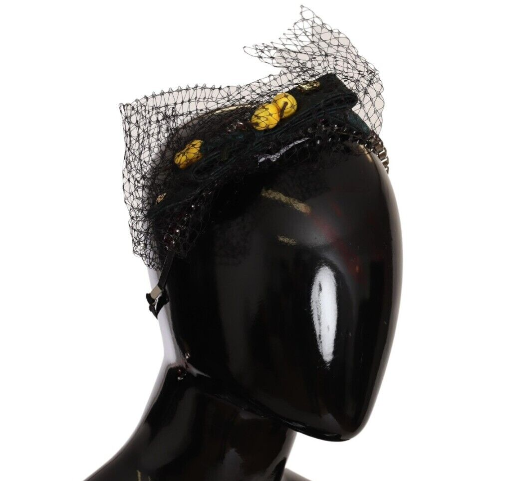 Encantadora diadema de cristal en tonos joya