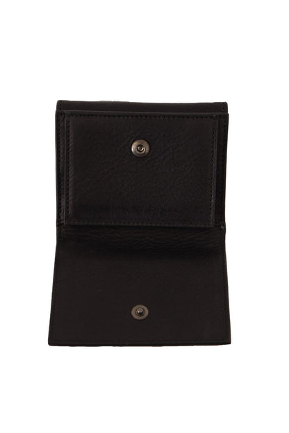 Elegante accesorio multiusos de cuero de tres pliegues