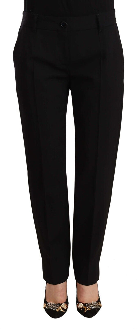 Pantalones elegantes de mezcla de lana a medida