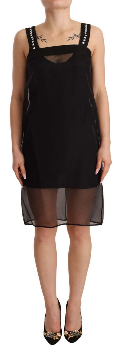 Elegante minivestido con cristales