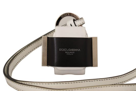 Estuche elegante de cuero monocromático para AirPods