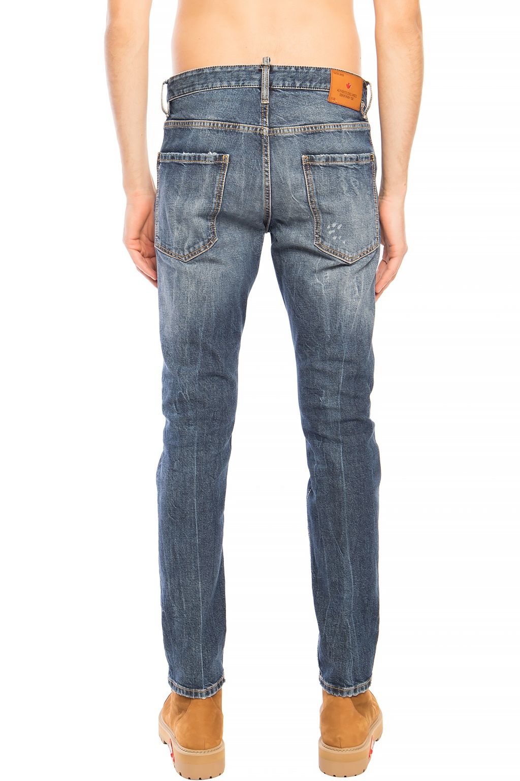 Pantalones vaqueros desgastados 'Cool Guy Jean' de color azul marino