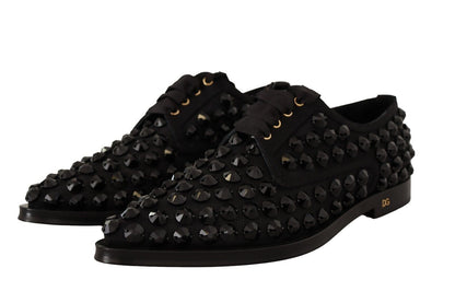 Elegantes zapatos planos con cordones y joyas de grogrén
