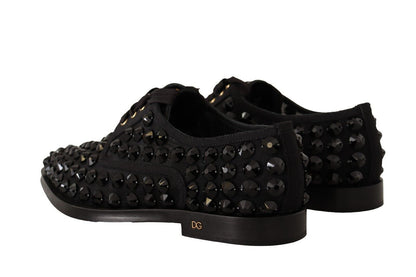 Elegantes zapatos planos con cordones y joyas de grogrén