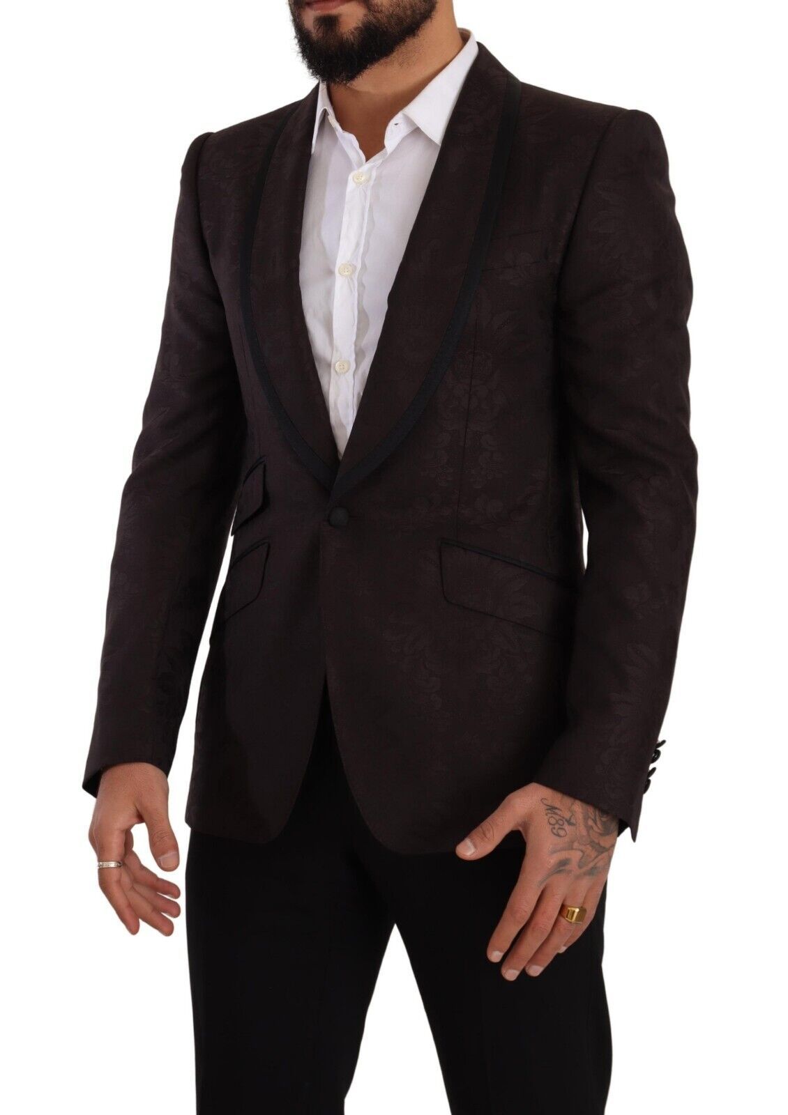 Blazer de un solo pecho con elegancia siciliana