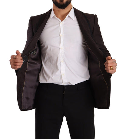 Blazer de un solo pecho con elegancia siciliana