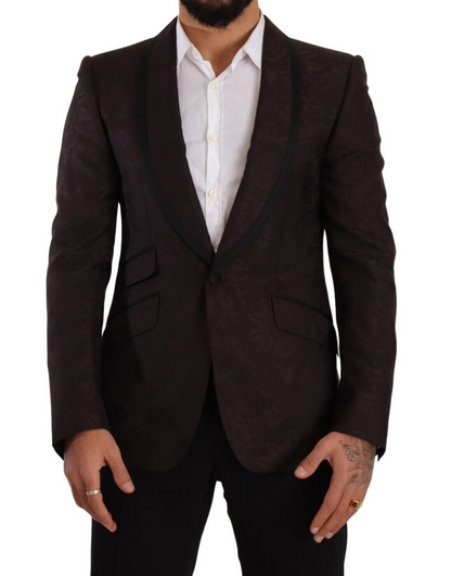 Blazer de un solo pecho con elegancia siciliana