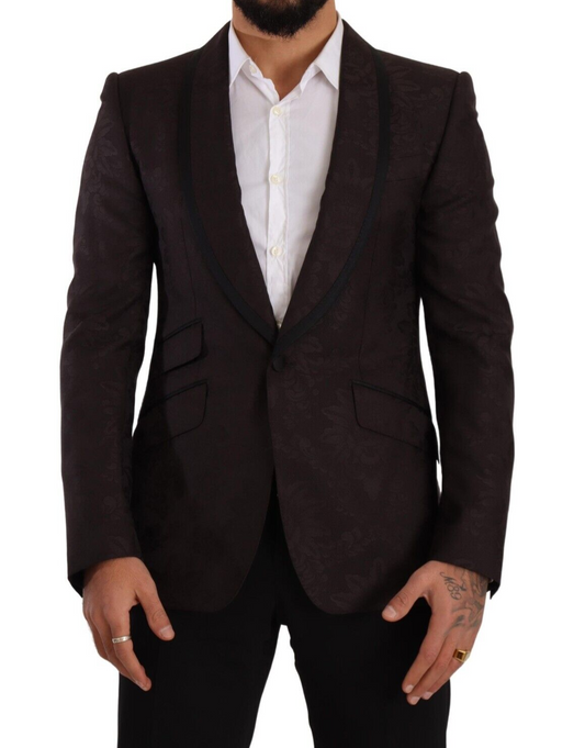 Blazer de un solo pecho con elegancia siciliana