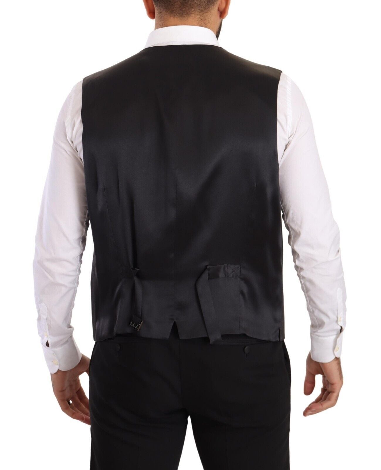 Elegante traje de mezcla de lana Sicilia gris