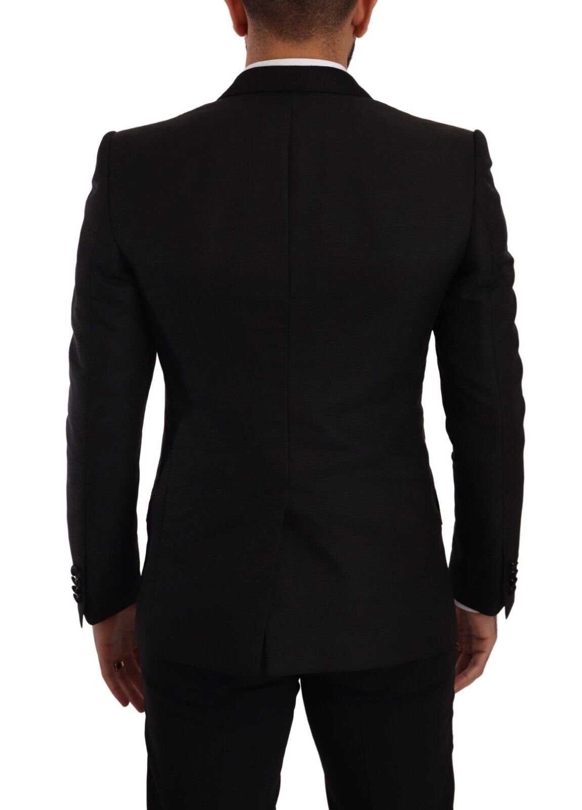 Conjunto de traje negro Sicilia Slim Fit