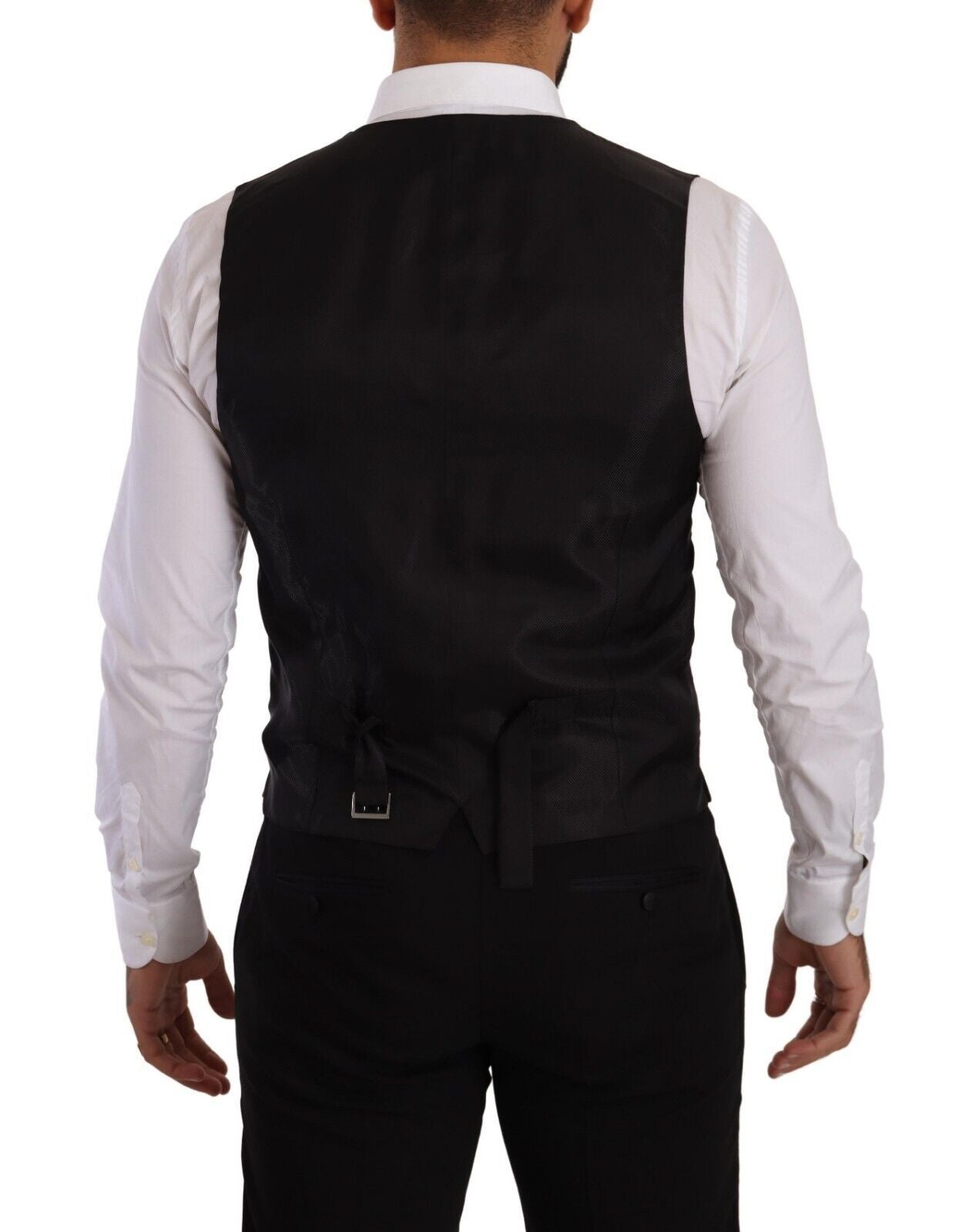 Conjunto de traje negro Sicilia Slim Fit