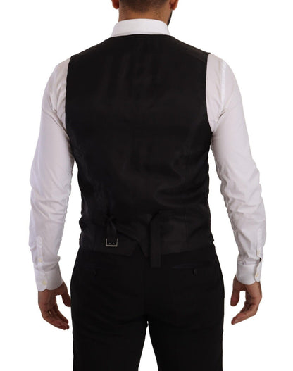 Conjunto de traje negro Sicilia Slim Fit
